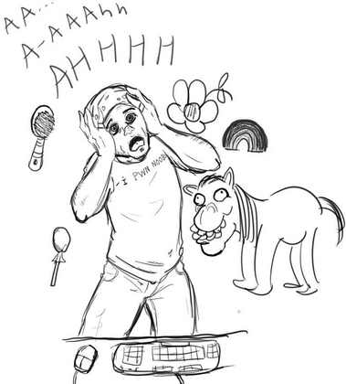 Jeremy Ponies Drawing